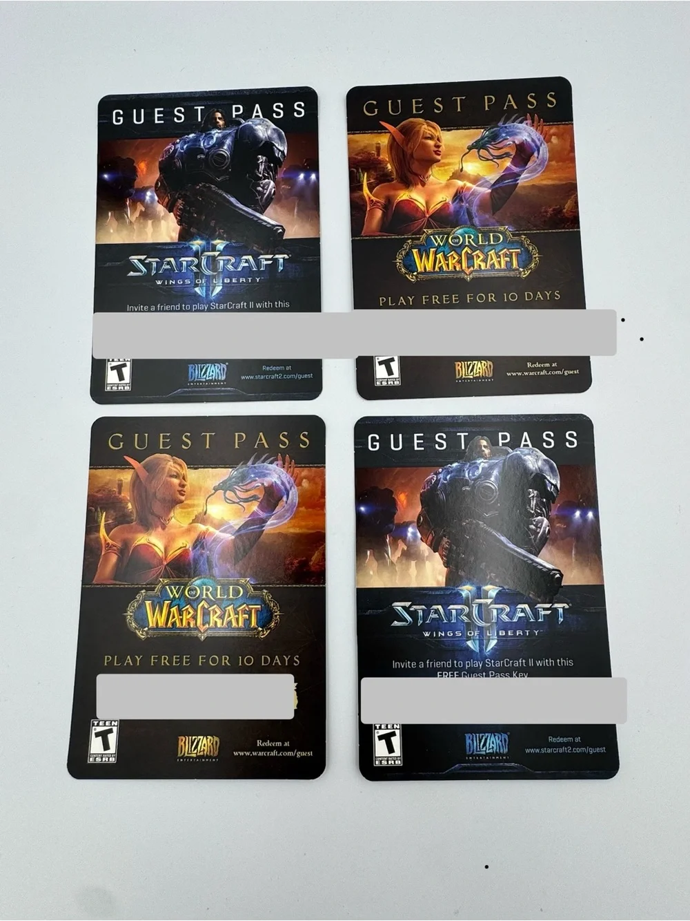 StarCraft‎ II Wings of Liberty Big Box PC Complete w Inserts Guest Passes